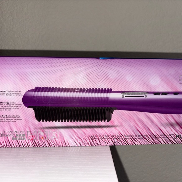 Other - Purple Hair Straightening Brush